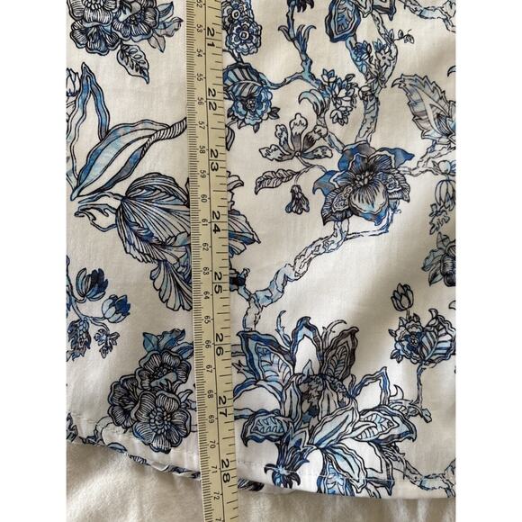 NWT Robert Graham Sea Bloom Shirt Mens XL White Blue Floral Button Up $198 - Picture 10 of 12